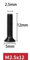 Болт M2.5 x 12.0 мм (10 шт)